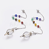 Natural Quartz Crystal Sphere Dowsing Pendulums MAK-P009-E05-1