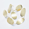 Brass Stud Earring Findings KK-G331-29G-NF-1