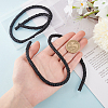 2 Strands Natural Lava Rock Beads Strands G-GO0001-53-5