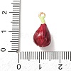 Alloy Enamel Pendants AL-CBA24A7-01G-11-3