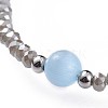 (Jewelry Parties Factory Sale)Adjustable Electroplate Glass Braided Bead Bracelets BJEW-JB04587-05-2