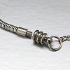 304 Stainless Steel European Round Snake Chains Bracelets STAS-J015-05-2