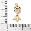 Brass Micro Pave Cubic Zirconia Pendants KK-K375-27G-18-3