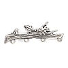 Branch Shaped Alloy Brooch Findings AL-G001-02AS-1
