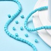 Handmade Polymer Clay Bead Strands X-CLAY-ZX006-01-77-7