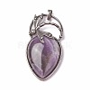 Natural Amethyst Pendants G-I220-G06-1