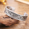 Tree of Life Pattern Alloy Magnetic Cuff Bangles for Men FS-WG37AAB-02-1