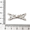 Brass Micro Pave Clear Cubic Zirconia Watch Band Clasps KK-A266-23P-3
