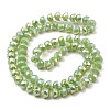 AB Color Plate Glass Beads Strands EGLA-P051-02A-A-4