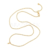 Brass Ball Chain Necklace Making NJEW-Q344-05G-1