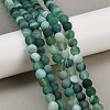 Natural Grade A Striped Agate/Banded Agate Beads Strands G-E478-08-8MM-6