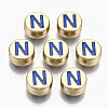 Alloy Enamel Beads ENAM-S122-029N-RS-1