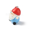 Christmas Theme Opaque Resin Pendants RESI-I336-01P-09-2