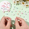 Spray Painted Acrylic Beads OACR-YW0002-49A-5