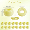 800Pcs Opaque Plastic Beads KY-SP0001-47E-2