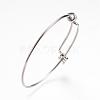 Adjustable 201 Stainless Steel Expandable Bangle Making STAS-T011-10-1