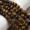 Natural Tiger Eye Beads Strands G-A275-C01-7x8mm-1