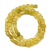 Natural Korea Olive Jade Nuggets Beads Strands G-T150-A02-03-5