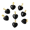 Natural Obsidian Pendants G-I311-A46-G-1
