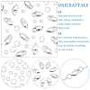 16Pcs 304 Stainless Steel Lobster Claw Clasps DIY-UN0004-95-5