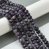 Natural Sugilite Beads Strands G-A092-G04-02-2