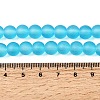 Baking Paint Transparent Glass Bead Strands GLAA-S031-8mm-37-4