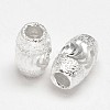 Fancy Cut Oval 925 Sterling Silver Textured Beads STER-F012-21B-1
