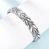 Retro 316 Surgical Stainless Steel Cuff Bangles BJEW-C142-14D-AS-1
