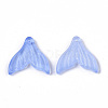Transparent Spray Painted Glass Pendants GLAA-S190-009A-B01-2
