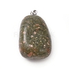 Natural Unakite Pendants G-K302-B01-2