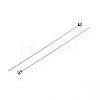 304 Stainless Steel Head Pins STAS-T065-40mm-20P-2