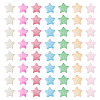 300Pcs Crackle Opaque Acrylic Beads OACR-TA0004-60-2