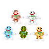 Gingerbread Man Handmade Lampwork Beads LAMP-G150-04A-1