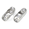 Non-Tarnish 304 Stainless Steel Ball Chain Connectors STAS-Z084-02P-2