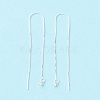 925 Sterling Silver Ear Thread with Peg Bails STER-P047-12S-3