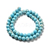 Synthetic Turquoise and Sea Shell Assembled Beads Strands G-D482-01C-07-3
