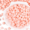 200Pcs Opaque Baking Paint Glass Seed Beads SEED-PA0001-01E-7