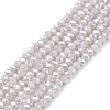 Electroplate Glass Beads Strands EGLA-A044-P1mm-B19-1