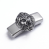 Retro 304 Stainless Steel Slide Charms/Slider Beads X-STAS-L243-025AS-1