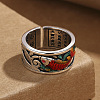 Retro Ethnic Style Brass Adjustable Cuff Rings FS-WG2D462-01-4