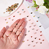 140Pcs 7 Colors Alloy Enamel Buttons FIND-GF0008-28-3