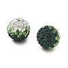 Gradient Color Design Polymer Clay Rhinestone Beads CLAY-NH0001-03A-2