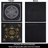 CREATCABIN 4Pcs 2 Styles Non-woven Square Altar Tarot Tablecloth AJEW-CN0002-23-6