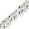 Electroplate Glass Beads Strands EGLA-D030-15B-06-1