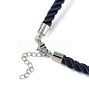 5MM Nylon Twisted Cord Necklace Making FIND-G096-01P-23-2