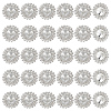 MAYJOYDIY US 30Pcs Alloy Rhinestone Shank Buttons BUTT-MA0001-03-1