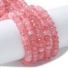 Dyed Natural Malaysia Jade Rondelle Beads Strands G-E316-2x4mm-66-1