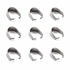 Tarnish Resistant 304 Stainless Steel Snap on Bails STAS-R048-9x7mm-1