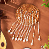 Glass Pearl Beaded Pendant FIND-TA0004-68A-4