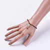 Glass Beads Stretch Bracelets BJEW-JB04760-03-4